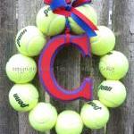 Tennis Love Wreath With Le..